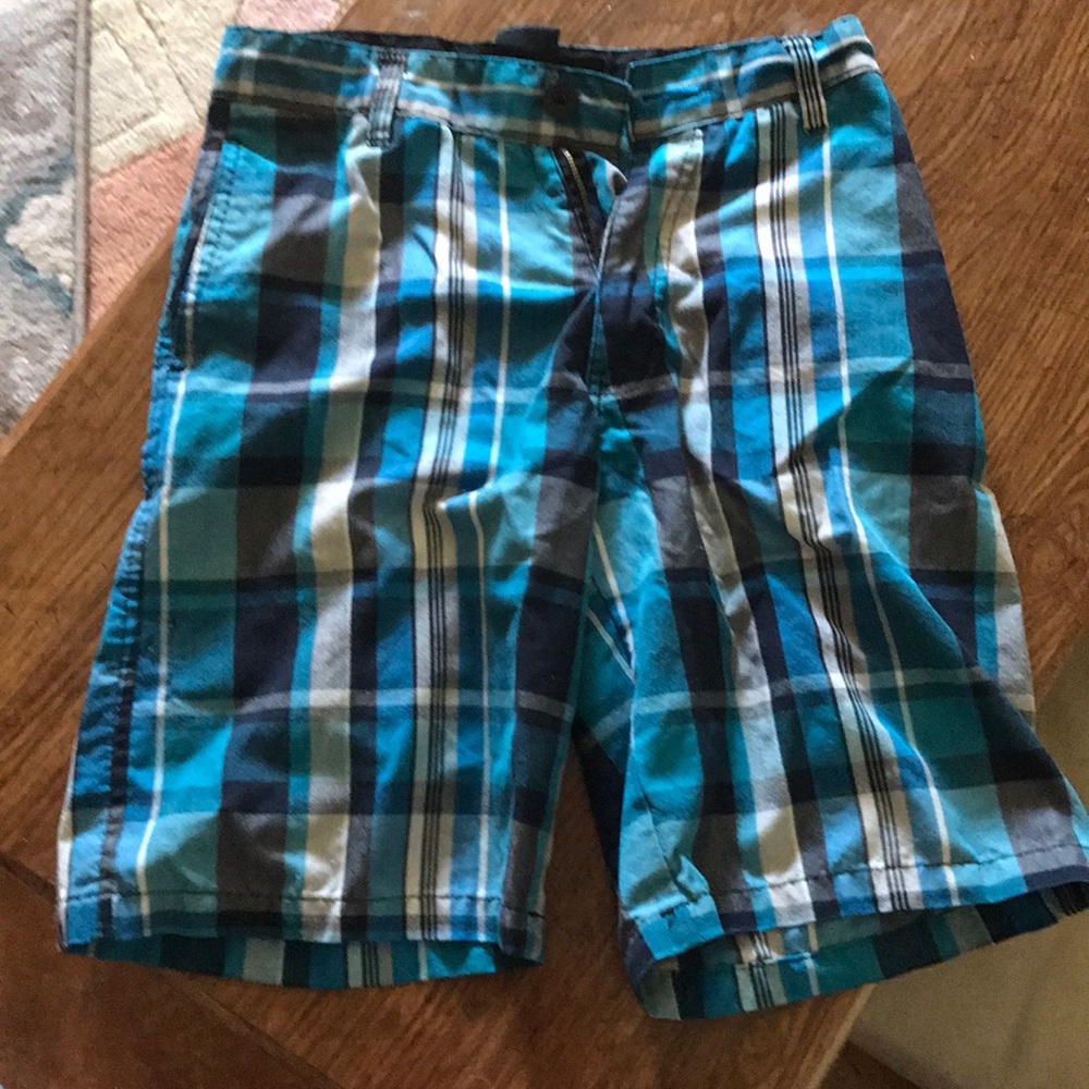 Plaid shorts